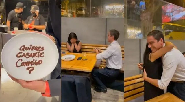 Joven rompió en llanto tras pedida de mano de su novio y es viral - VIDEO