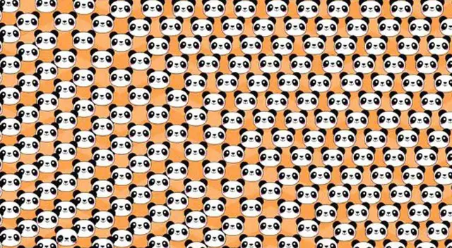 Ubica en tiempo récord el panda triste que está camuflado en este reto visual Ubica en tiempo récord el panda triste que está camuflado en este reto visual