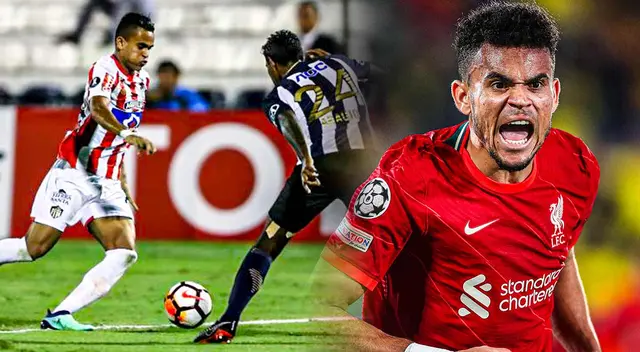 Luis Díaz jugó en Junior ante Alianza Lima en el 2018 Luis Díaz jugó en Junior ante Alianza Lima en el 2018