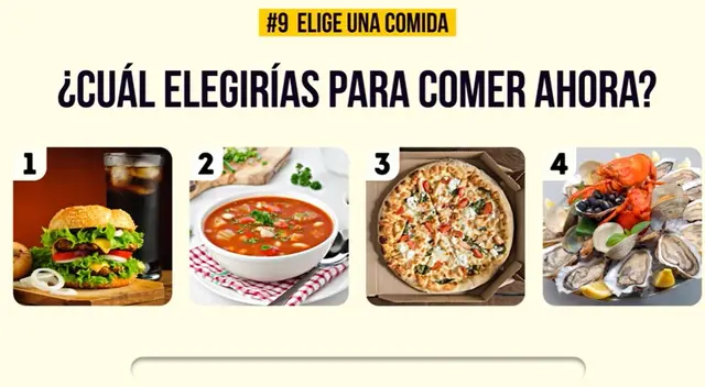 ¿Qué plato te comerías ahora? tu respuesta revelará rasgos de tu personalidad