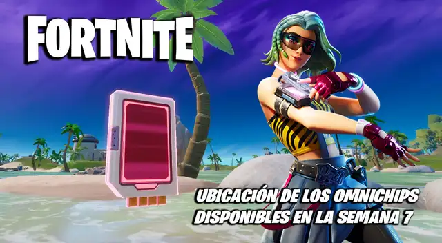 Fortnite: ubicación de todos los Omnichips en la Semana 7