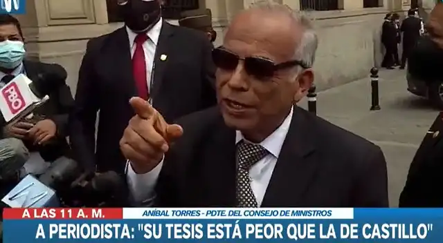 Anibal Torres responde a Periodista: Anibal Torres responde a Periodista: