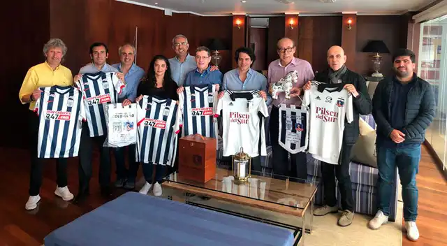 Alianza Lima y Colo Colo en un encuentro fraternal a poco del duelo por Libertadores