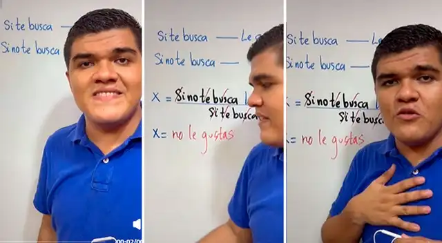 Profesor comparte fórmula para saber si le gustas a tu 'crush': Profesor comparte fórmula para saber si le gustas a tu 'crush':