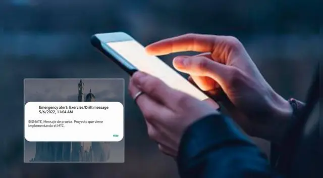MTC implementa 'alerta de emergencia' que hizo sonar a los celulares en todo el Perú MTC implementa 'alerta de emergencia' que hizo sonar a los celulares en todo el Perú