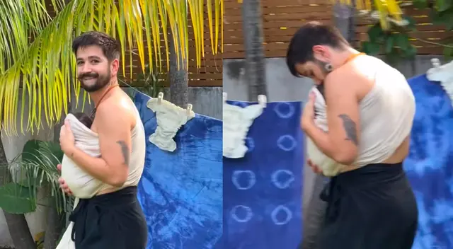 ¡Puro amor! Camilo baila con su pequeña hija Índigo.