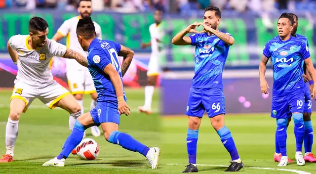 Christian Cueva jugó después de un mes en la liga saudí.