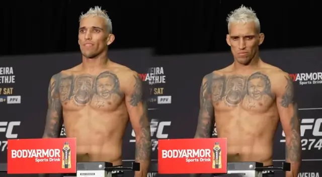 Charles Oliveira se vio sorprendido al no cumplir las 155 libras que exige la UFC