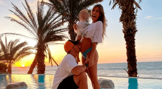Korina Rivadeneira y su familia