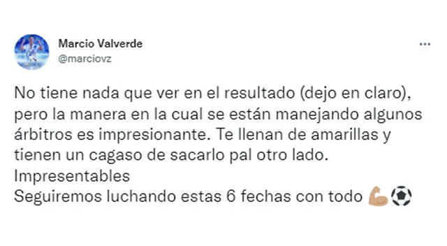 Mensaje de Marcio Valverde sobre los árbitro de la Liga 1. Mensaje de Marcio Valverde sobre los árbitro de la Liga 1.