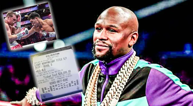 Floyd Mayweather gana 52 mil dólares en duelo de Canelo Álvarez vs Dmitry Bivol