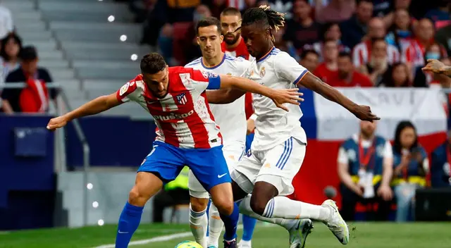 Atlético Madrid y Real Madrid afrontaron una nueva edición del derbi de España Atlético Madrid y Real Madrid afrontaron una nueva edición del derbi de España
