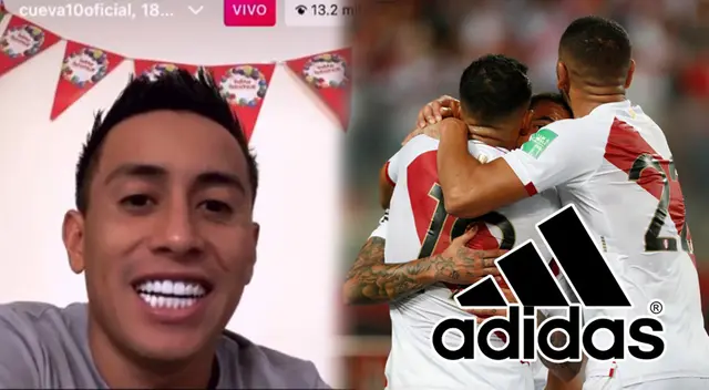 Christian Cueva y su reacción tras firma de Adidas con la FPF Christian Cueva y su reacción tras firma de Adidas con la FPF