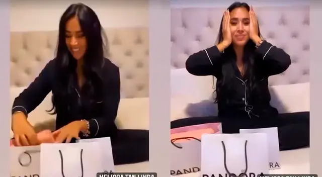 Melissa Paredes es vista