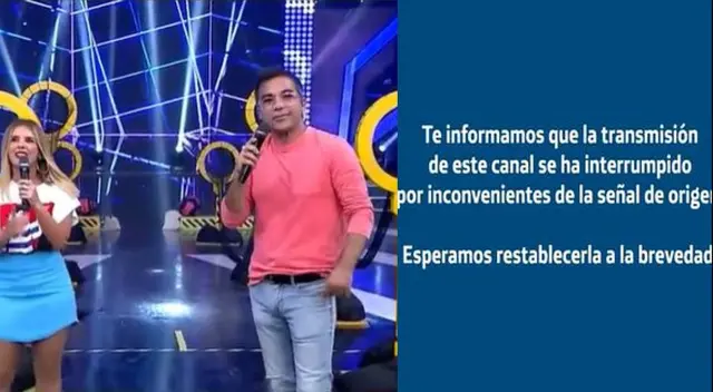 Mira el preciso momento en que cae señal de América TV y EEG queda fuera del aire - VIDEO