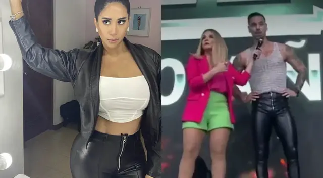 Algunos cibernautas señalan que Anthony Aranda habría usado el pantalón de Melissa Paredes en su presentación en EEG.