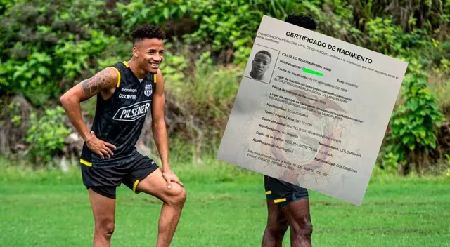Byron Castillo en uno de los entrenamientos con Ecuador