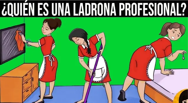 ¿Quién es una ladrona profesional? Atrévete a resolver este acertijo en tiempo récord ¿Quién es una ladrona profesional? Atrévete a resolver este acertijo en tiempo récord