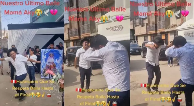 Joven se despide de su abuela fallecida bailando huayno Joven se despide de su abuela fallecida bailando huayno