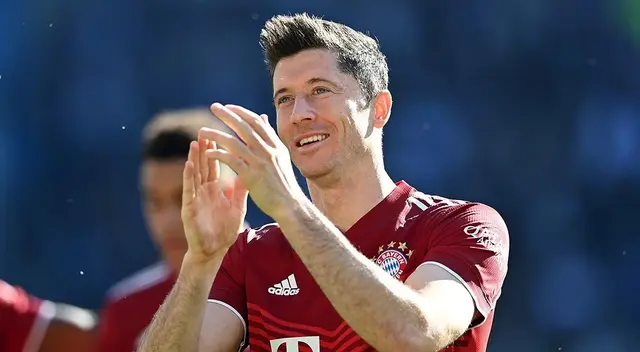 Robert Lewandowski anotó 35 goles en la temporada de Bundesliga