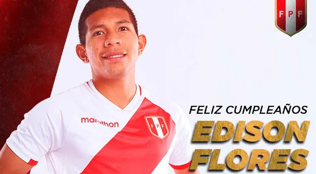 Edison Flores, el jugador de los goles importantes cumple este sábado 28 años. Edison Flores, el jugador de los goles importantes cumple este sábado 28 años.