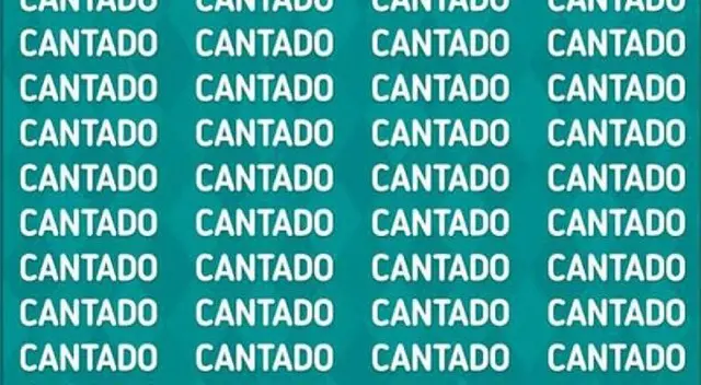 Reto Visual EXTREMO: Encuentra la palabra CANSADO en solo 15 segundos Reto Visual EXTREMO: Encuentra la palabra CANSADO en solo 15 segundos