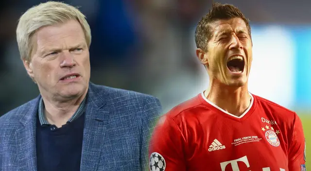 Oliver Kahn le cerró las puertas de salida a Robert Lewandowski