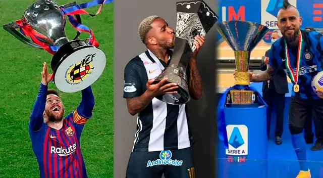 Conoce a los jugadores latinos con más títulos de liga