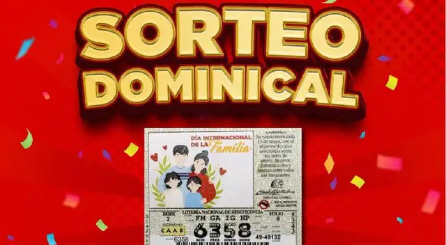 Conoce los resultados del sorteo dominical de la Loteria Nacional de Panamá