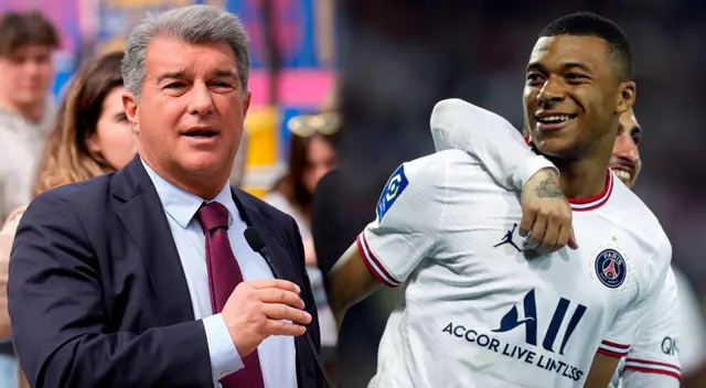 Joan Laporta insinuó que Mbappé pide un salario de 50 millones