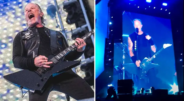 James Hetfield rompió en llanto en concierto en Brasil