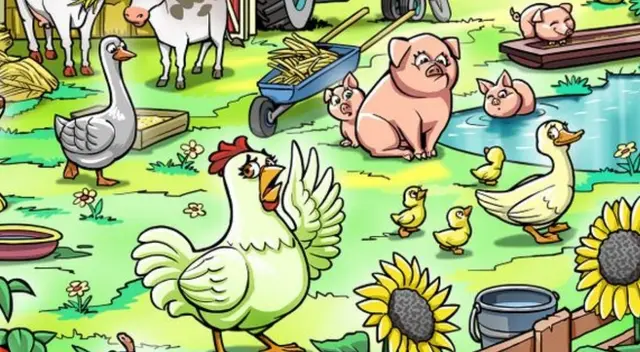 ¿Podrás encontrar el pollo? Tienes 10 segundos para resolver este popular reto visual ¿Podrás encontrar el pollo? Tienes 10 segundos para resolver este popular reto visual