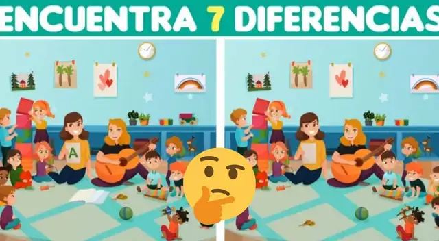 Intenta encontrar las 7 diferencias en este reto visual nivel EXTREMO, tienes 15 segundos