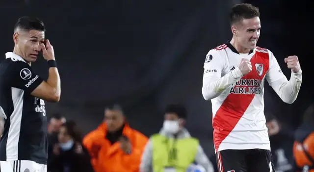 Agustín Palavecino anotó el primer gol para River Plate Agustín Palavecino anotó el primer gol para River Plate