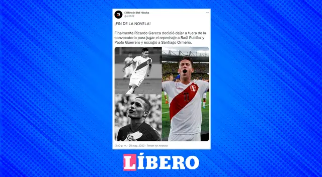 Raúl Ruidíaz ni Paolo Guerrero están en la lista de convocados para los próximos partidos de la 'Bicolor'. Raúl Ruidíaz ni Paolo Guerrero están en la lista de convocados para los próximos partidos de la 'Bicolor'.