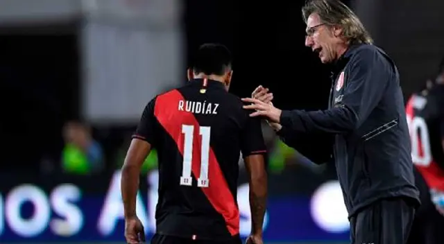 Ruidíaz jugó por última vez con Perú en septiembre de 2021, cuando perdimos 2-0 ante Brasil. Ruidíaz jugó por última vez con Perú en septiembre de 2021, cuando perdimos 2-0 ante Brasil.
