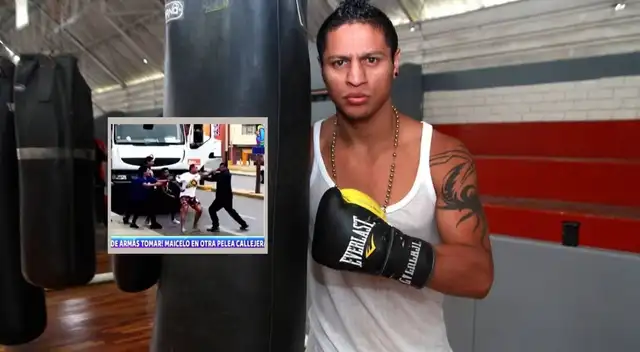Jonathan Maicelo protagonizó una pelea con chófer que agredió a su alumno - VIDEO