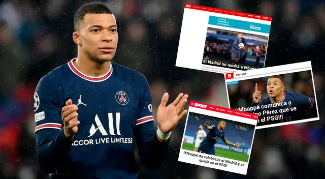 Prensa española reacciona ante decisión de Mbappé de quedarse en el PSG