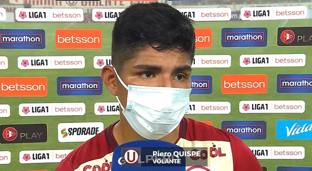 Piero Quispe se refirió al empate entre la 'U' y Cristal.
