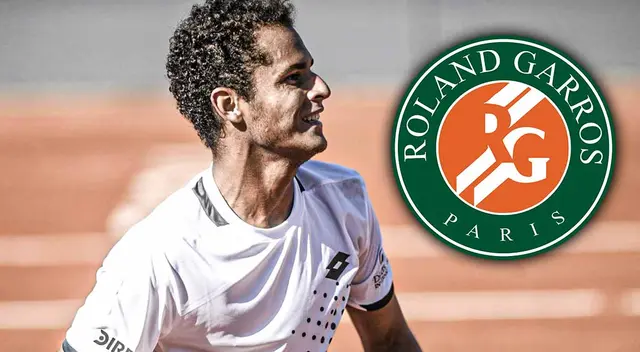 Juan Pablo Varillas en el Grand Slam Roland Garros