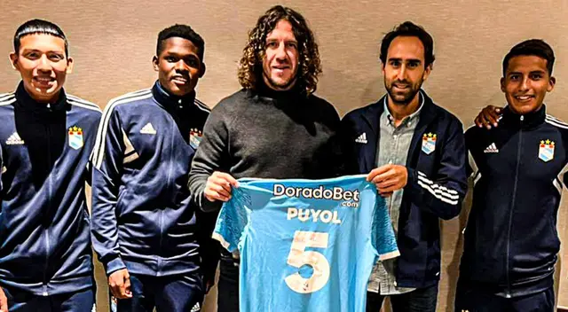 Carles Puyol visitó las instalaciones de Sporting Cristal