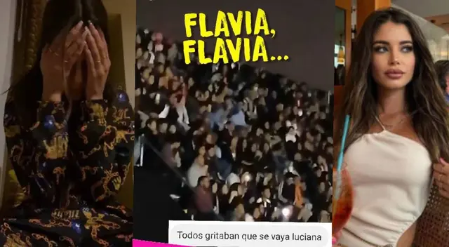 Luciana Fuster muestra mensajes de apoyo tras ser pifiada en concierto Luciana Fuster muestra mensajes de apoyo tras ser pifiada en concierto