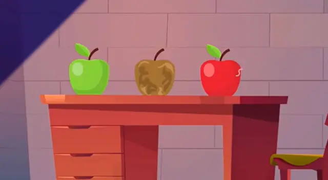 Acertijo visual: ¿Qué manzana está envenenada? Resuelve este caso en 10 segundos Acertijo visual: ¿Qué manzana está envenenada? Resuelve este caso en 10 segundos