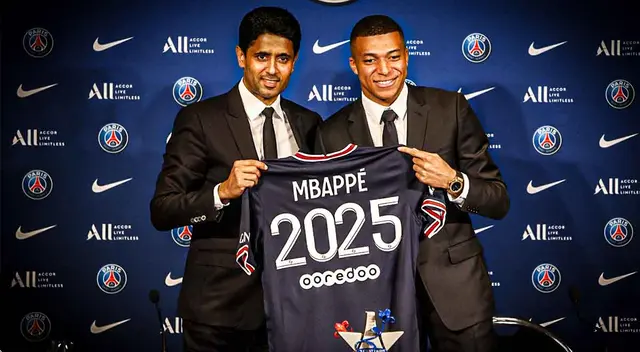 Kylian Mbappé renovó con PSG hasta 2025 Kylian Mbappé renovó con PSG hasta 2025