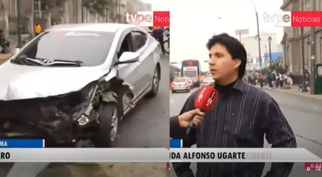 Copiloto culpó del choque a una joven que se encontraba bailando dentro del auto. Copiloto culpó del choque a una joven que se encontraba bailando dentro del auto.