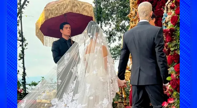 Desde la casa hasta el vestido tuvo la firma de Dolce&Gabanna.
