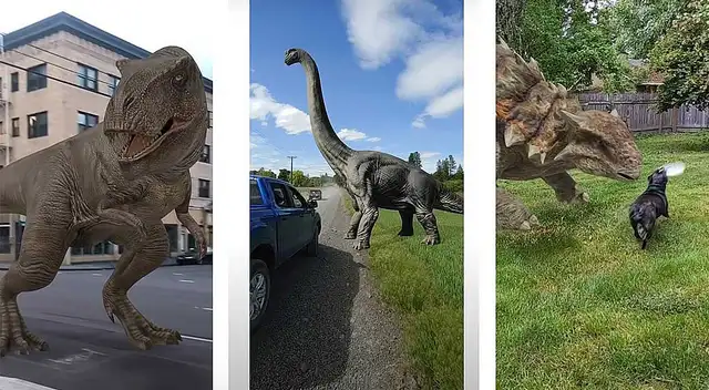 ¿Cómo se activan los dinosaurios 3D con Google desde tu celular?