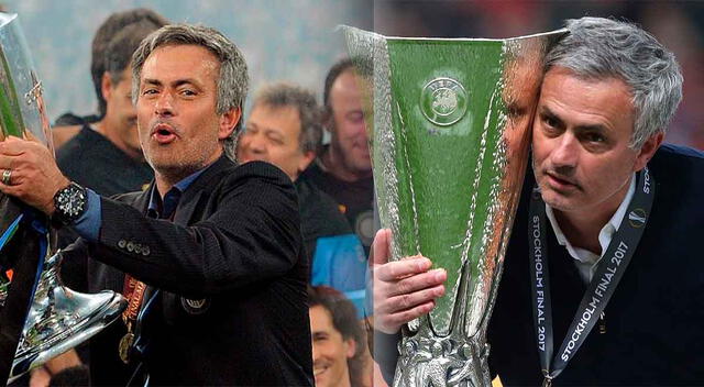 José Mourinho campeón de la Champions League y la Europa League