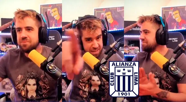 Auronplay 'bendice' a Alianza Lima y le desea suerte en su encuentro con River Plate