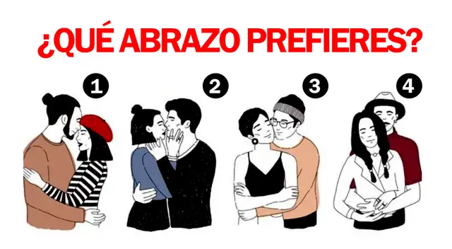 Elige el abrazo que más te gusta y conoce más detalles de tus relaciones amorosas.
